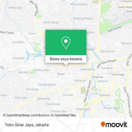 Peta Toko Sinar Jaya