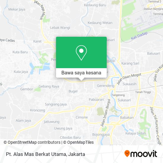 Peta Pt. Alas Mas Berkat Utama