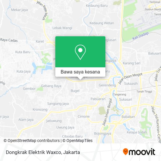 Peta Dongkrak Elektrik Waxco