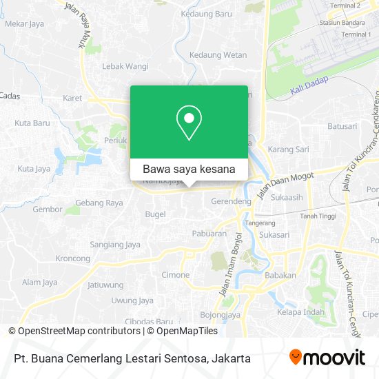 Peta Pt. Buana Cemerlang Lestari Sentosa