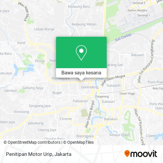 Peta Penitipan Motor Urip