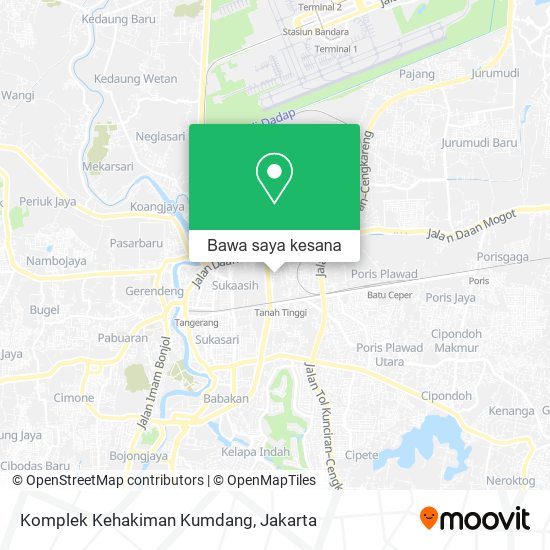Peta Komplek Kehakiman Kumdang