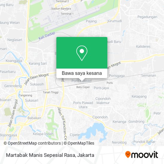 Peta Martabak Manis Sepesial Rasa