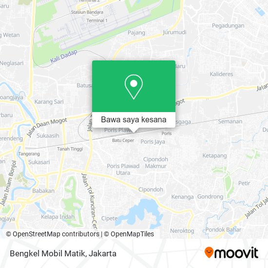 Peta Bengkel Mobil Matik