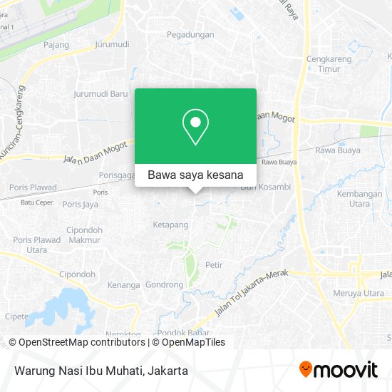 Peta Warung Nasi Ibu Muhati