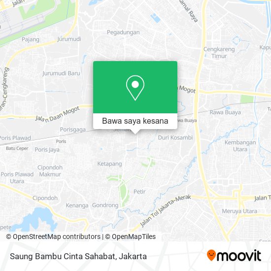 Peta Saung Bambu Cinta Sahabat