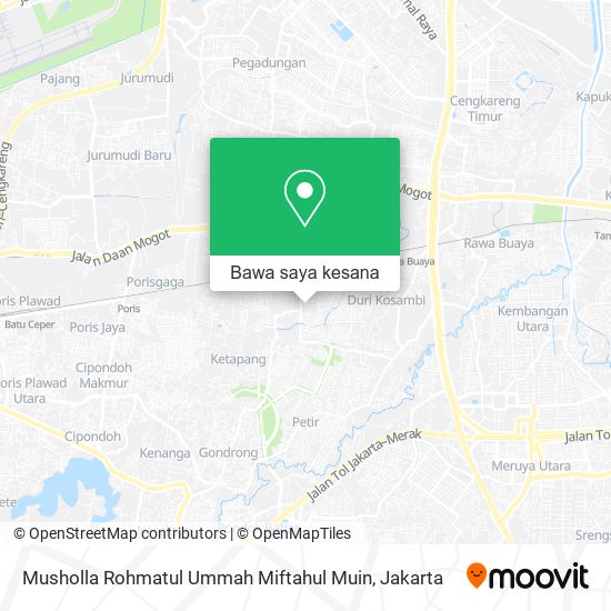 Peta Musholla Rohmatul Ummah Miftahul Muin