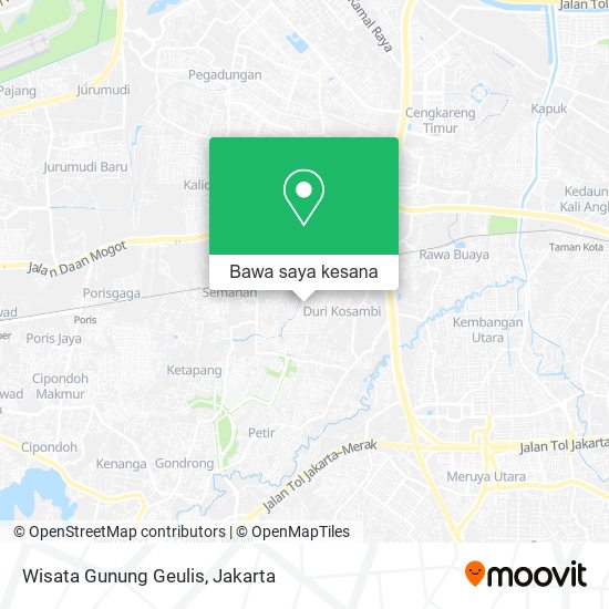 Peta Wisata Gunung Geulis