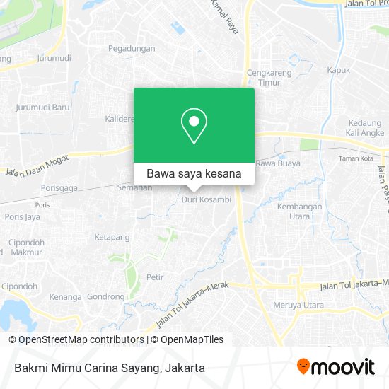 Peta Bakmi Mimu Carina Sayang