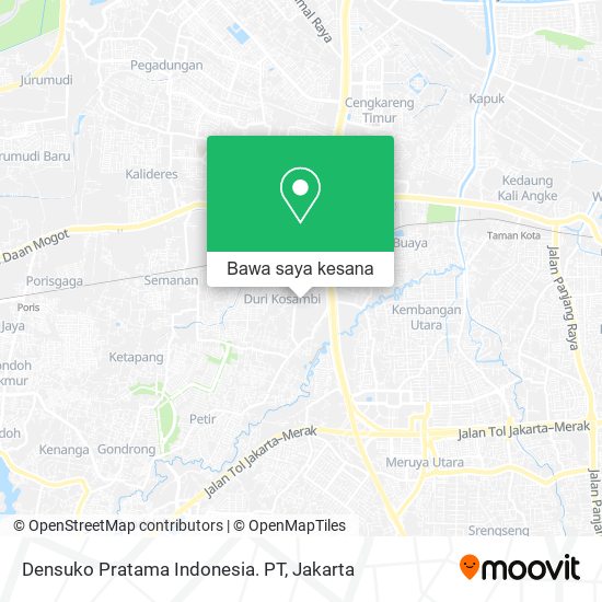 Peta Densuko Pratama Indonesia. PT