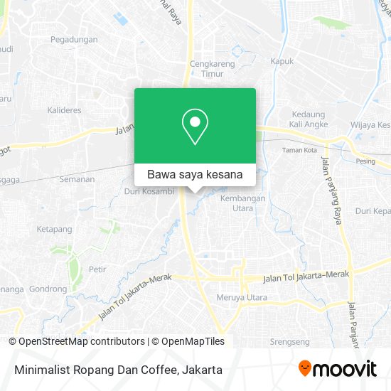 Peta Minimalist Ropang Dan Coffee