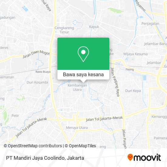 Peta PT Mandiri Jaya Coolindo