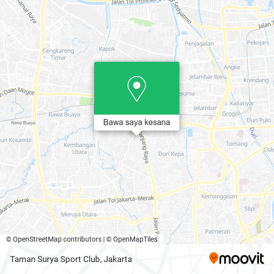 Peta Taman Surya Sport Club