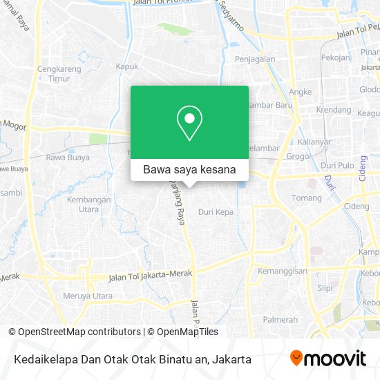 Peta Kedaikelapa Dan Otak Otak Binatu an