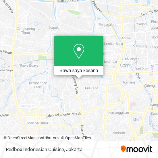 Peta Redbox Indonesian Cuisine