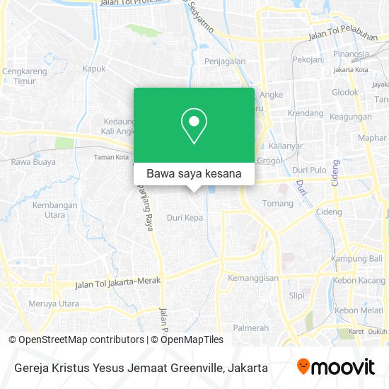 Peta Gereja Kristus Yesus Jemaat Greenville