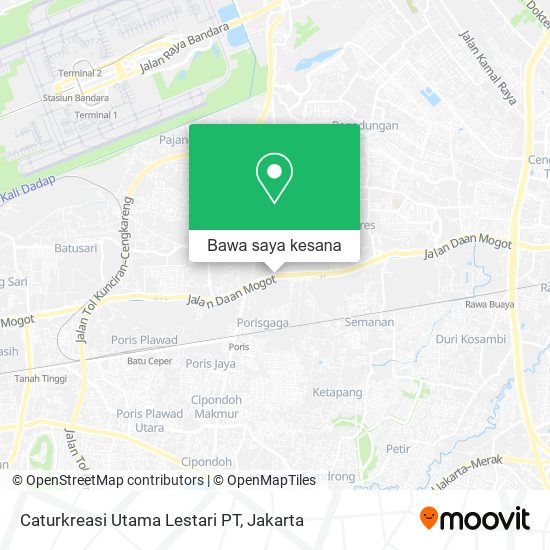 Peta Caturkreasi Utama Lestari PT