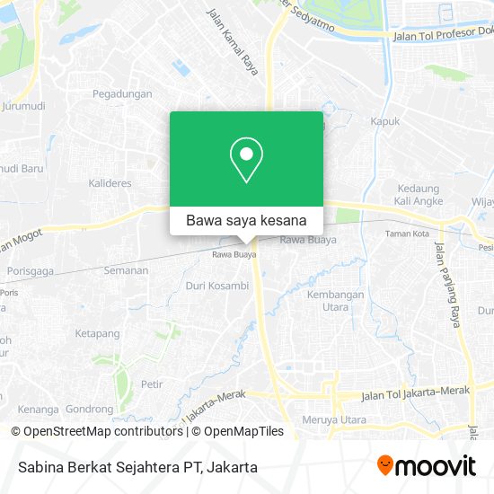 Peta Sabina Berkat Sejahtera PT