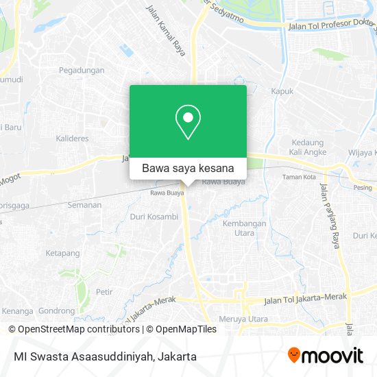 Peta MI Swasta Asaasuddiniyah
