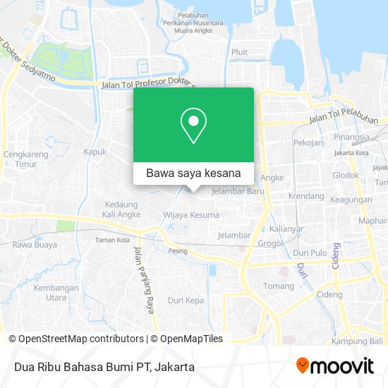 Peta Dua Ribu Bahasa Bumi PT