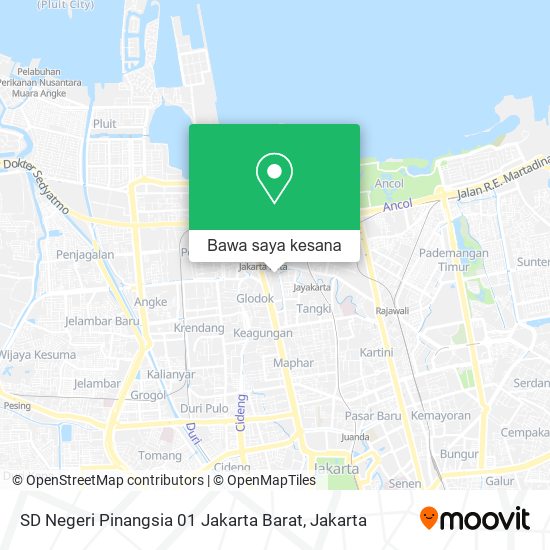 Peta SD Negeri Pinangsia 01 Jakarta Barat