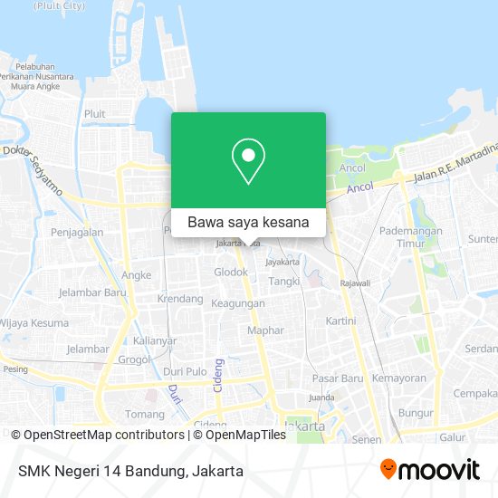 Peta SMK Negeri 14 Bandung