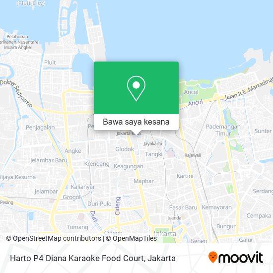 Peta Harto P4 Diana Karaoke Food Court