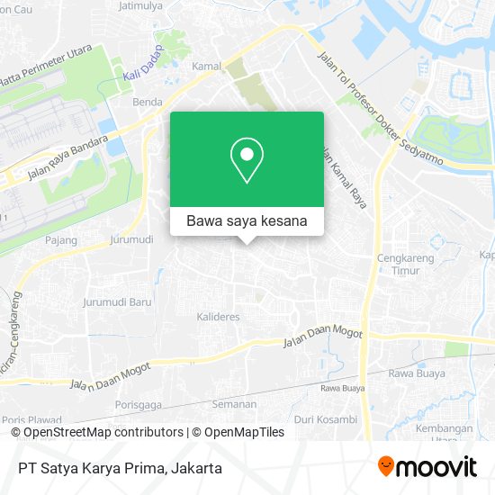 Peta PT Satya Karya Prima