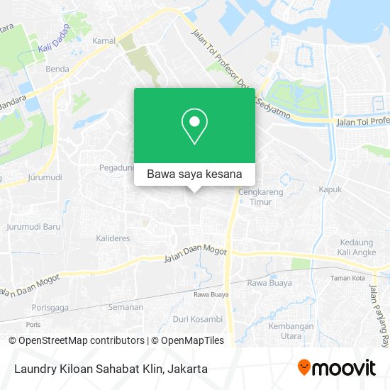 Peta Laundry Kiloan Sahabat Klin