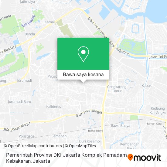 Peta Pemerintah Provinsi DKI Jakarta Komplek Pemadam Kebakaran