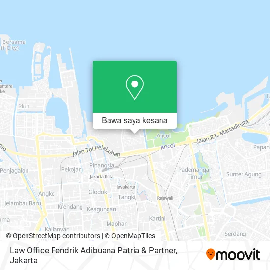 Peta Law Office Fendrik Adibuana Patria & Partner