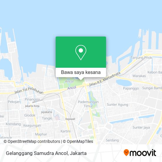 Peta Gelanggang Samudra Ancol