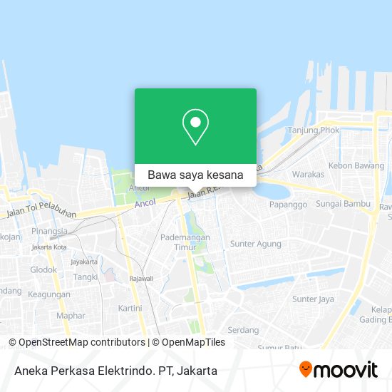 Peta Aneka Perkasa Elektrindo. PT