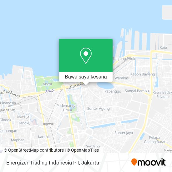 Peta Energizer Trading Indonesia PT