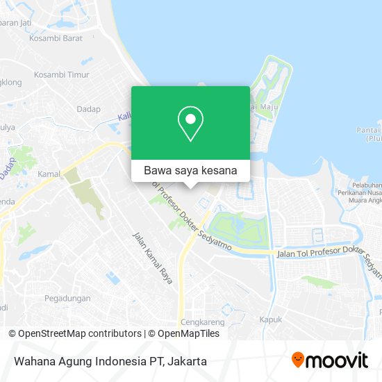 Peta Wahana Agung Indonesia PT