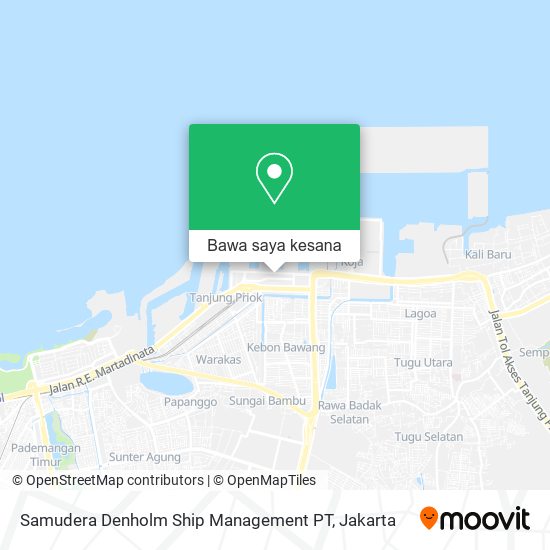 Peta Samudera Denholm Ship Management PT