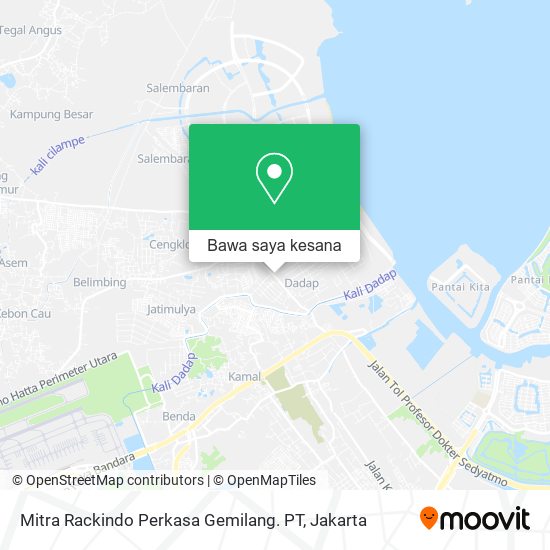 Peta Mitra Rackindo Perkasa Gemilang. PT