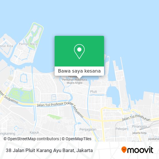 Peta 38 Jalan Pluit Karang Ayu Barat