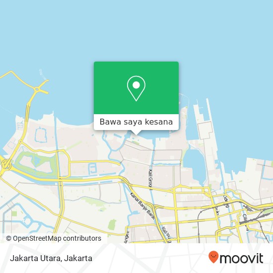 Peta Jakarta Utara