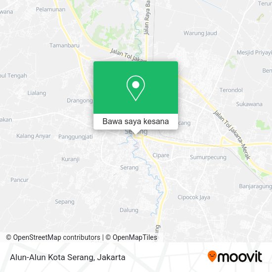 Peta Alun-Alun Kota Serang