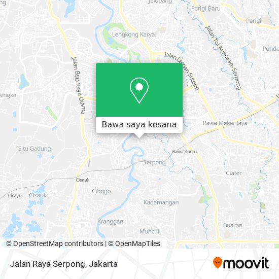 Peta Jalan Raya Serpong