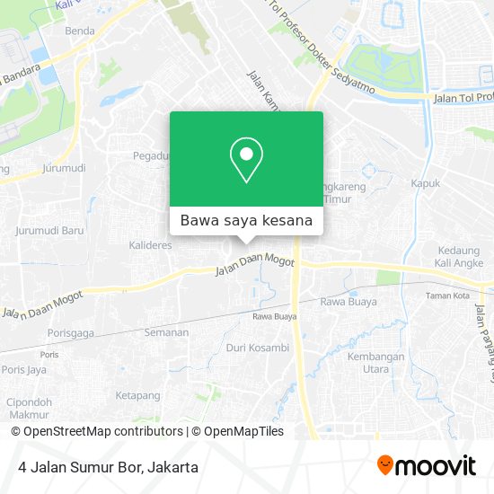 Peta 4 Jalan Sumur Bor