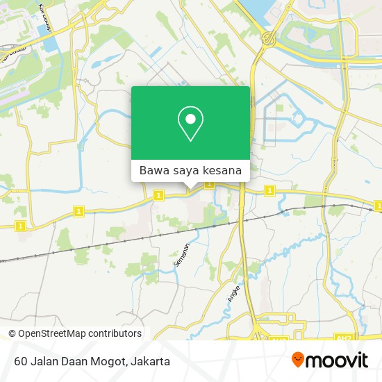 Peta 60 Jalan Daan Mogot