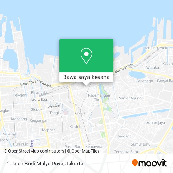 Peta 1 Jalan Budi Mulya Raya