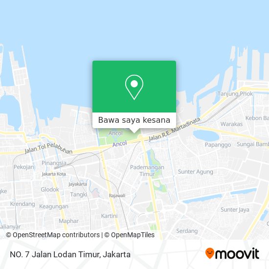 Peta NO. 7 Jalan Lodan Timur