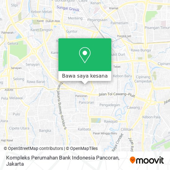 Peta Kompleks Perumahan Bank Indonesia Pancoran
