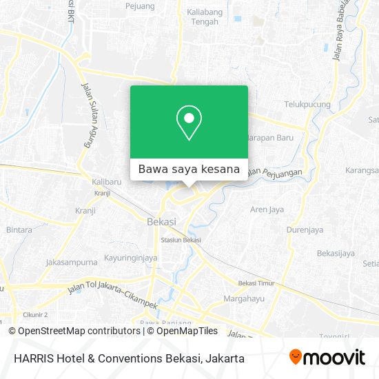 Peta HARRIS Hotel & Conventions Bekasi