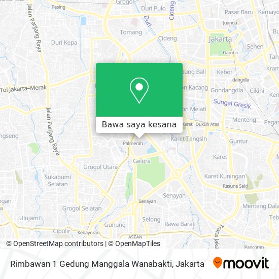 Peta Rimbawan 1 Gedung Manggala Wanabakti