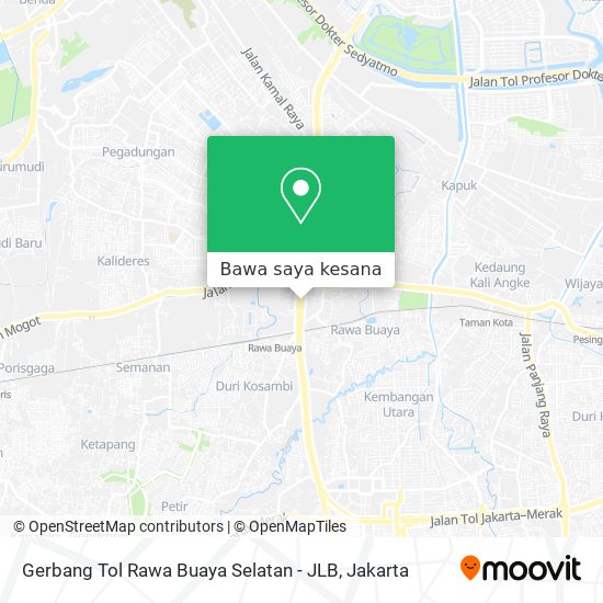 Peta Gerbang Tol Rawa Buaya Selatan - JLB