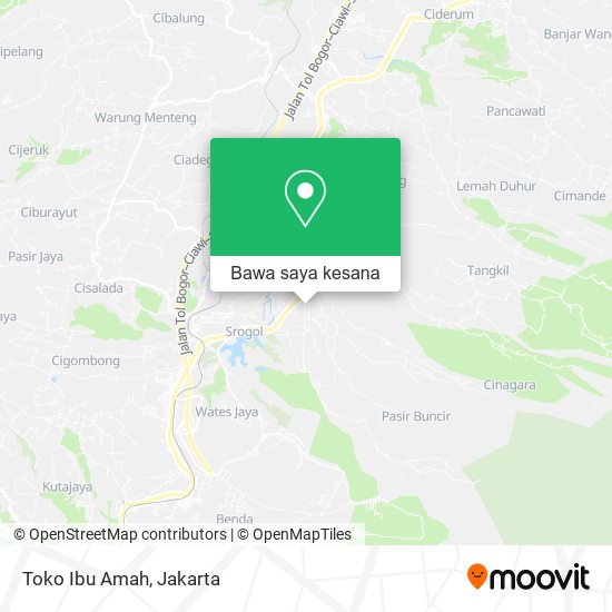 Peta Toko Ibu Amah